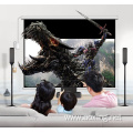 200x113cm ceiling hanging movie projector electric screens